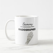 RADIOGRAPHER Personalized Name X-Ray Tech Gift Koffiemok (Links)