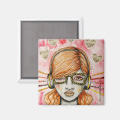 Radiohead Magneet (Voorkant / Achterkant)