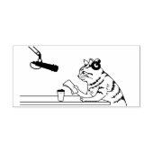 radiokattenstempel rubberstempel (Afrduk)