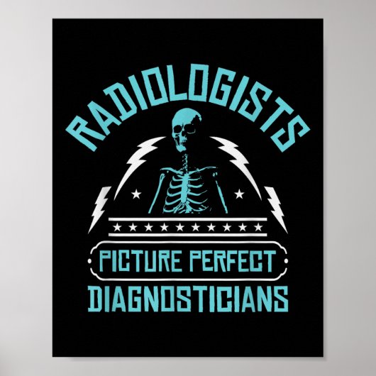 Radiologen Beeldperfecte Diagnostici _ Rad Poster (Voorkant)