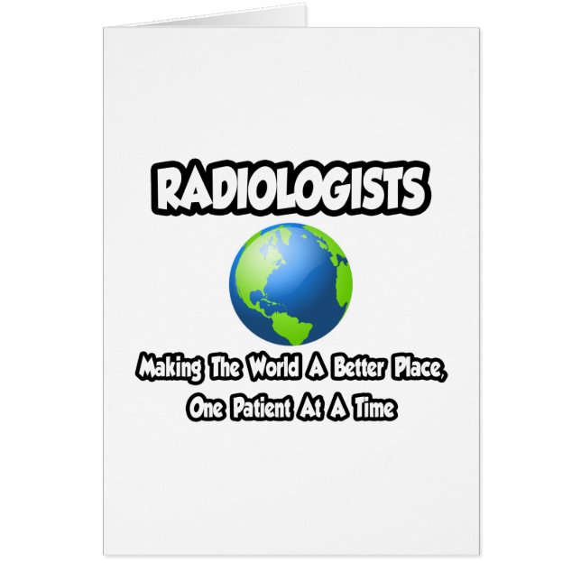 Radiologen... De wereld verbeteren (Voorkant)