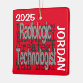 Radiologic Technologist Extraordinaire CUSTOM Keramisch Ornament (Links)