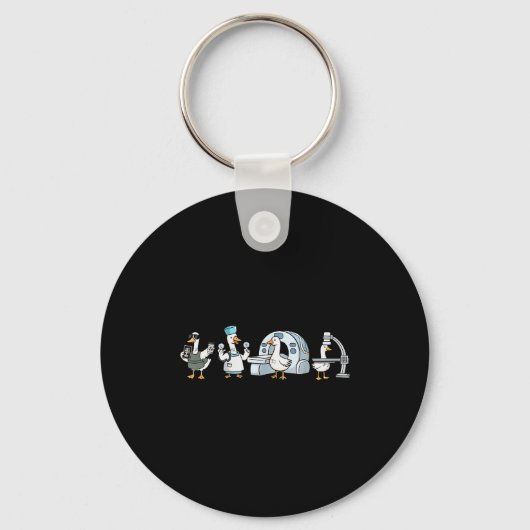 Radiologic Technologist Goose Radiology X-ray Radi Sleutelhanger (Voorkant)