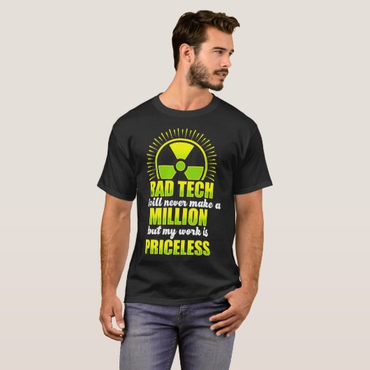 Radiologic Technologist Rad Tech Fun Treatment Rad T-shirt (Voorkant volledig)