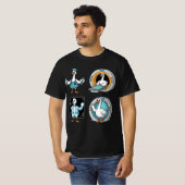 Radiologic Technoloog Domme Gans, Grappige Röntgen T-shirt (Voorkant volledig)