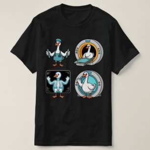 Radiologic Technoloog Domme Gans, Grappige Röntgen T-shirt