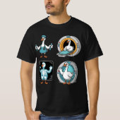 Radiologic Technoloog Domme Gans, Grappige Röntgen T-shirt (Voorkant)