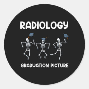 Radiologie Afstuderen MRI Technoloog Radiologie Te Ronde Sticker