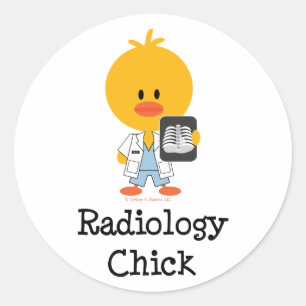 Radiologie Chick Stickers