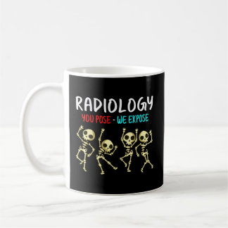 Radiologie die je gebruikt, we laten dansend skele koffiemok