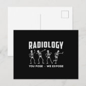 Radiologie die je gebruikt, we laten de technologi briefkaart (Voorkant / Achterkant)