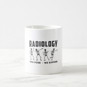 Radiologie die je gebruikt, we stellen de technolo koffiemok