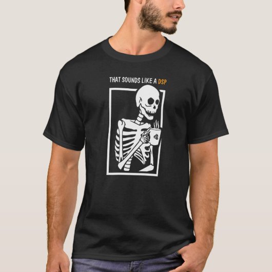 Radiologie grappig dat klinkt als een DSP grafisch T-shirt (Voorkant)