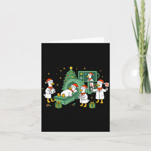 Radiologie Grappige Gans Ct Scan Kerst Xray Verple Kaart