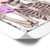 Radiologie Halloween Xray Tech Skeleton Coffee Cre Poster (Hoek)