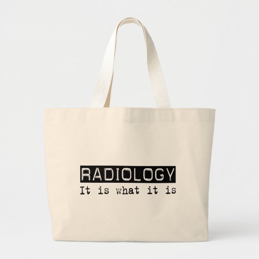 Radiologie Het is Grote Tote Bag (Voorkant)