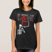 Radiologie Humor Skeleton Xray Radioloog T-shirt (Voorkant)