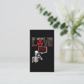 Radiologie Humor Skeleton Xray Radioloog Visitekaartje (Staand voorkant)