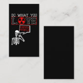 Radiologie Humor Skeleton Xray Radioloog Visitekaartje (Voorkant / Achterkant)