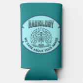 Radiologie Humor - Uw Afbeelding doet ertoe Seltzer Blikjeskoeler (Achterkant)