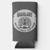 Radiologie Humor - Uw Afbeelding doet ertoe Seltzer Blikjeskoeler (Achterkant)