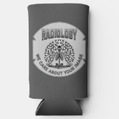 Radiologie Humor - Uw Afbeelding doet ertoe Seltzer Blikjeskoeler (Voorkant)