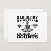 Radiologie is wat er op de technologische raster s briefkaart (Voorkant / Achterkant)