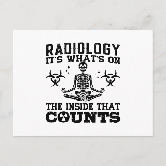 Radiologie is wat er op de technologische raster s briefkaart (Voorkant)