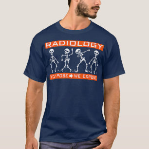 Radiologie je gebruikt dansende skeletten XRay T-shirt