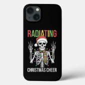 Radiologie Kerstman Skeleton Xray Technician Case-Mate iPhone Case (Achterkant)