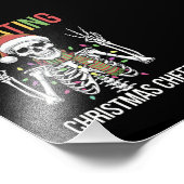 Radiologie Kerstman Skeleton Xray Technician Foto Afdruk (Hoek)