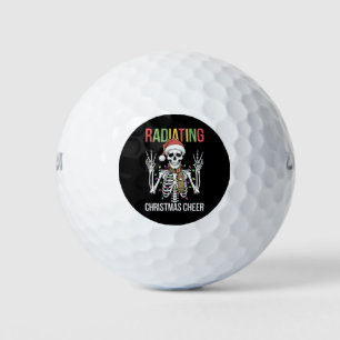 Radiologie Kerstman Skeleton Xray Technician Golfballen