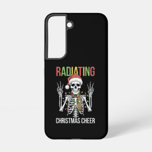 Radiologie Kerstman Skeleton Xray Technician Samsung Galaxy Hoesje