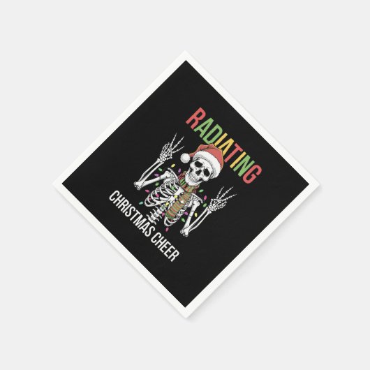 Radiologie Kerstman Skeleton Xray Technician Servet (Hoek)