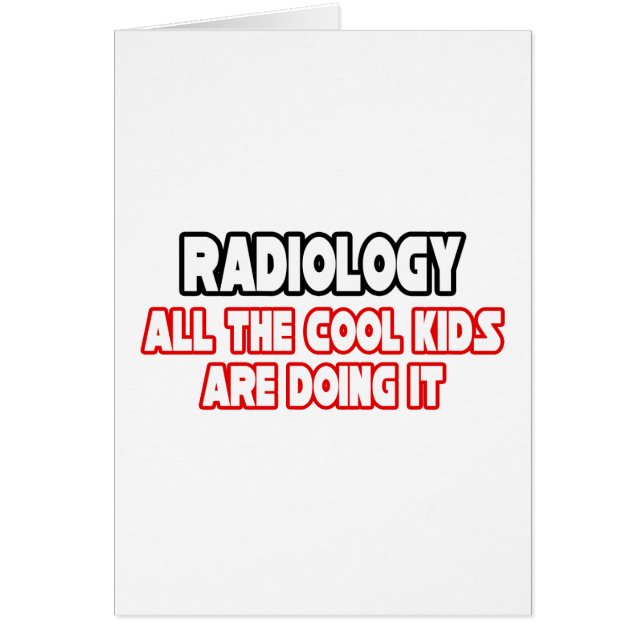 Radiologie... Koel Kinderen (Voorkant)