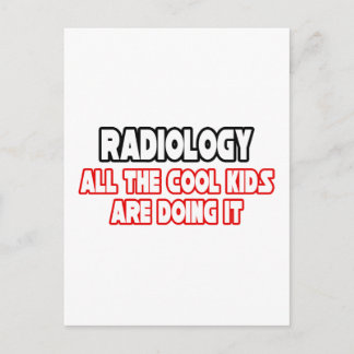 Radiologie... Koel Kinderen Briefkaart