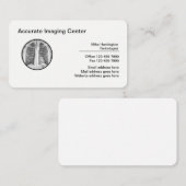 Radiologie Medische beeldvorming Visitekaartjes (Voorkant / Achterkant)