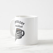 RADIOLOGIE Ontbijt Koffie Skelet Hand Koffiemok (Voorkant links)