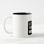 Radiologie Pun Laten we een Skelfie Coffee Mok nem (Links)