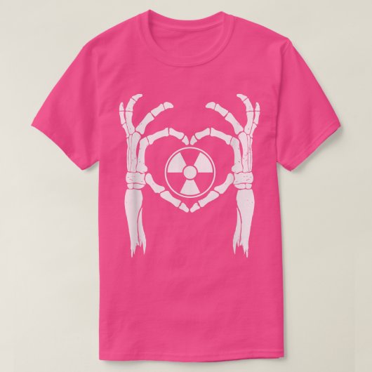RADIOLOGIE RAD TECH SKELETON LOVE, RT Rad Tech hoo T-shirt (Design voorkant)