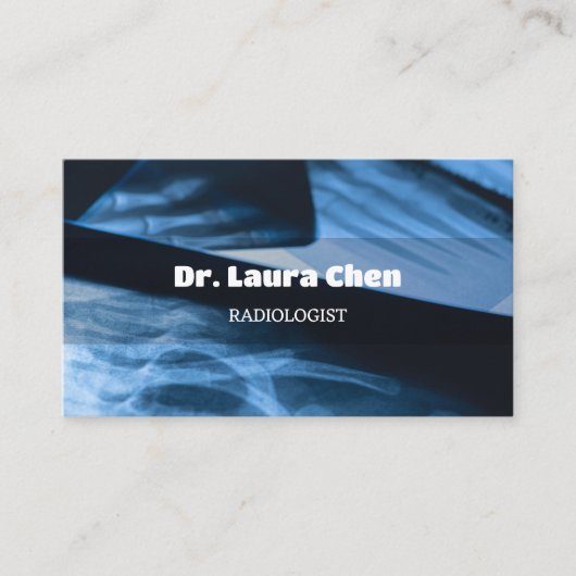 Radiologie Radioloog Visitekaartje (Voorkant)