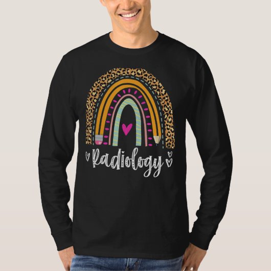 Radiologie Rainbow X Ray Tech T-shirt (Voorkant)