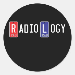 Radiologie Rechts Linker LEIDENE Markers Ronde Sticker