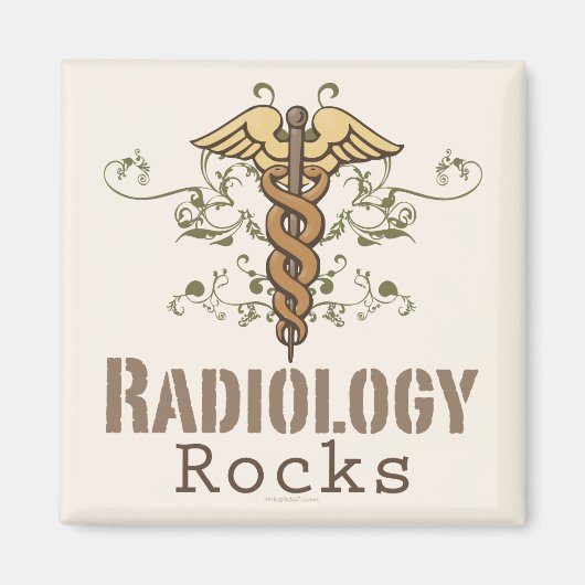 Radiologie Rocks Magnet (Voorkant)