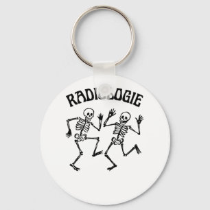 Radiologie Skelet Dans Vintage Humor Sleutelhanger