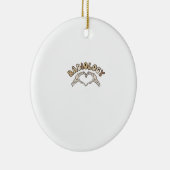 Radiologie Skelet Hart Handen Klassiek Keramisch Ornament (Rechts)