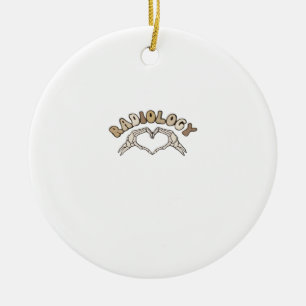 Radiologie Skelet Hart Handen Klassiek Keramisch Ornament