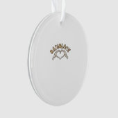 Radiologie Skelet Hart Handen Klassiek Ornament (voorkant)