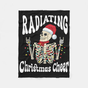 Radiologie straalt Kerstsfeer uit Röntgenstraling  Fleece Deken