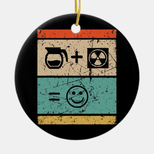 Radiologie-straaltechnicus voor mannen keramisch ornament (Voorkant)